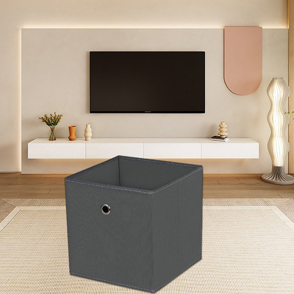 Ebern Designs Foldable Storage Cubes Bins ,11 Inch Cloth Storage Cube